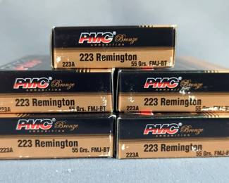PMC Bronze .223 Rem Ammo, Approx 100 Rounds
