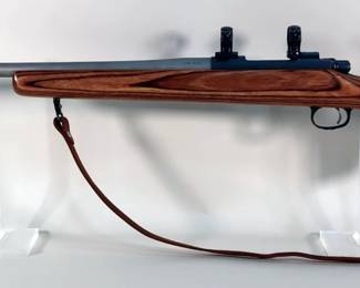 Remington 700 6mm IMP Bolt Action Rifle SN# E6355394, Thumb Hole Stock, Leather Sling, Scope Rings