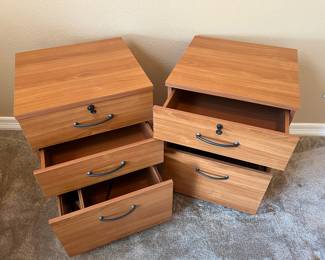 Mobile (3) & (2) Drawer, Under Desk, Lockable, Pedestal File Cabinet