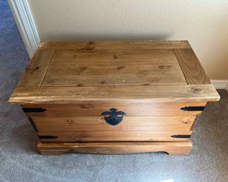 Pier 1 Imports, Solid Wood (Pine) Blanket Chest/Trunk