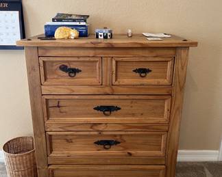 Pier 1 Imports, Solid Wood (Pine) 5 Drawer Chest