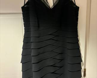 Black Tiered Cocktail Dress