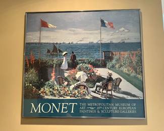 The Metropolitan, 19th Century European Paintings - Terrace on the Seaside Framed Poster