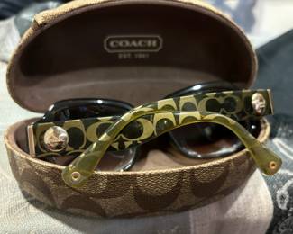 Coach Green Tone Sunglasses with Case