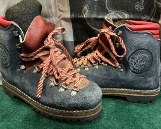 La Sportiva Black Suede Leather Hiking Boot - Made in Italy