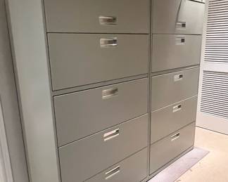 10 Drawer Lateral Double File Cabinet 