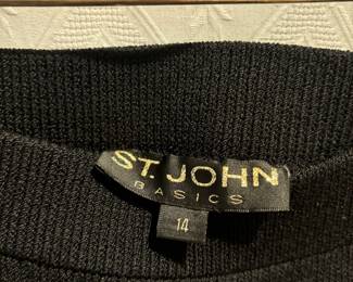 St. Johns Basics Black Skirt - Size 14