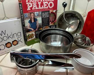Practical Paleo: A Customized Approach to Health and a Whole-Foods Lifestyle Book by Diane Sanfilippo, Stainless Steel Potato Ricer,Set of 4 Stainless Steel Mixing Bowls