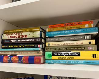 Assortment of Hardcover and Softcover Books