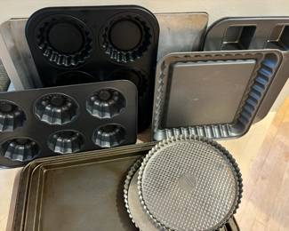 Assortment of Baking Pans, Sheet Pans