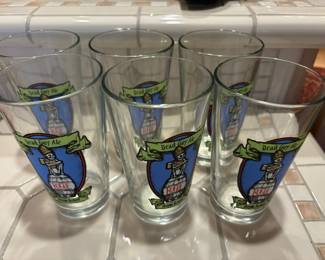 Set of 6 Dead Guy Ale Rogue Brewing Pint Glasses