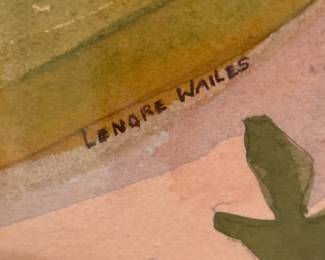 Framed Still Life Watercolor Print by Lenore Wailes