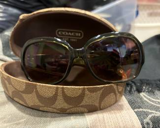 Coach Green Tone Sunglasses with Case