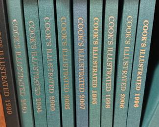 Set of 12 Cook’s Illustrated Cookbooks 