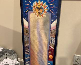 Framed Gemini Astrology Print