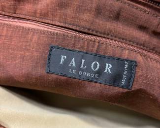 Falor Weaved Brown Leather Hand Bag