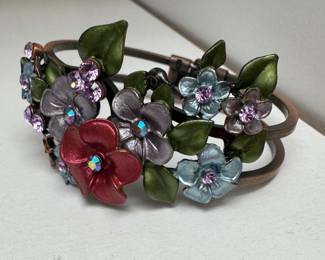 Enameled Bracelet. Photo 1 of 2.