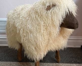 LaLanne Style Hand-Carved Sheep. Measures 26" L x 23" H. Photo 3 of 4. 
