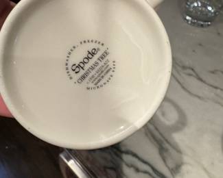 Set of 8 Spode Christmas Tree Small Mugs. Photo 2 of 2. 