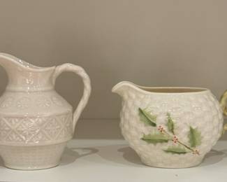 Belleek Creamers.  