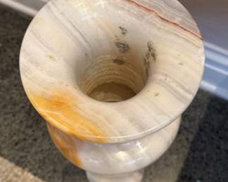 Onyx Vase. Measures 23" H. Photo 2 of 2. 