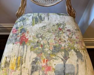 Pair of French Provincial Cane Back Chairs. Photo 3 of 3. 