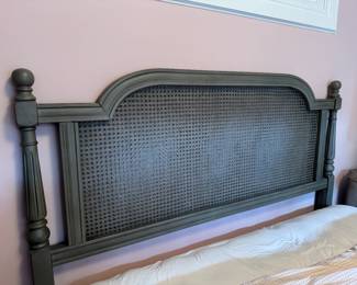 Queen Size Cane Headboard. Measures 62" W x 54" H. Photo 1 of 2. 