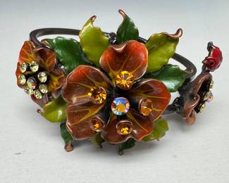 Enameled Bracelet. Photo 1 of 2.