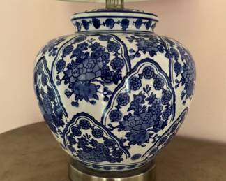 Pair of Chinoiserie Ginger Jar Style Table Lamps. Each Measures 23" H. Photo 2 of 2. 