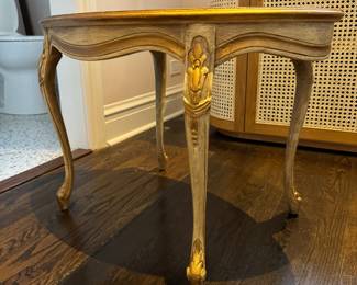 Parcel Gilt Side Table. Measures 28" x 20" x 20" H. Photo 1 of 2. 