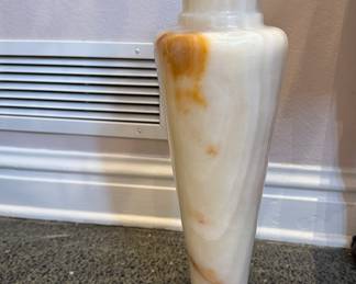 Onyx Vase. Measures 23" H. Photo 1 of 2. 