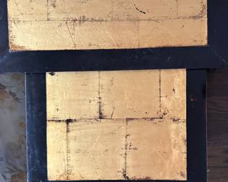 Parcel Faux Gilt Nesting Tables. Largest Measures 20" x  20" x 20" H. Photo 2 of 3. 