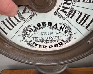 Vintage Chadboam's Ships Telegraph Nautical Table Lamp. Measures 44" H. Photo 3 of 3. 
