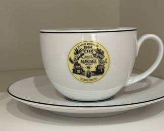 Mariage Freres Teapot, Cup & Saucer Set. Photo 2 of 3. 