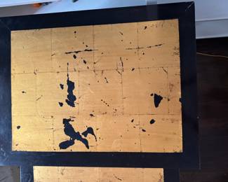 Parcel Faux Gilt Nesting Tables. Largest Measures 20" x  20" x 20" H. Photo 3 of 3. 