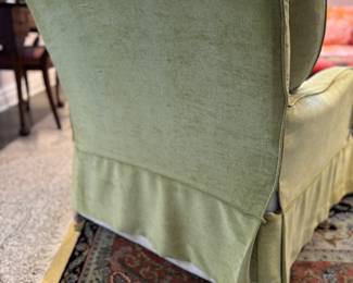 Pair of Brunschwig & Fils Slipcovered Club Chairs. Each Measures 32" W x 38" D. Photo 3 of 3. 