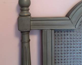 Queen Size Cane Headboard. Measures 62" W x 54" H. Photo 2 of 2. 