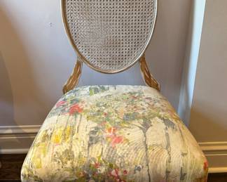 Pair of French Provincial Cane Back Chairs. Photo 1 of 3. 