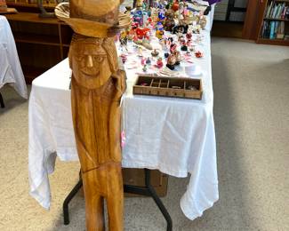 USA Folk ART
by Rev. Herman
Hayes, unclear if
pitchfork goes
with object