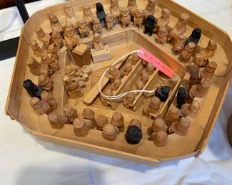 Rev Herman Hayes Miniature - RAM - mini folk art Church