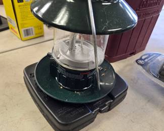 vintage lantern with carry case