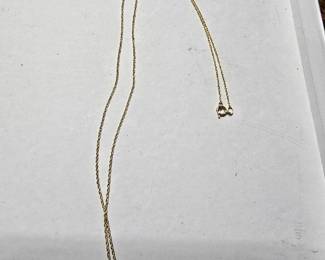 14k gold necklace