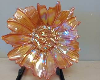 art glass plate