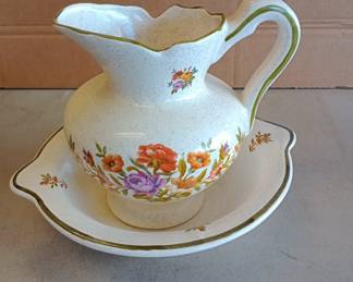 pitcher and bowl