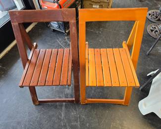 solid wood folding chairs