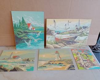 vintage paint by numbers