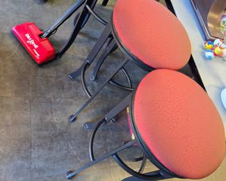 Nice round swivel barstools