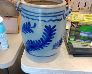 large saltglaze crock
