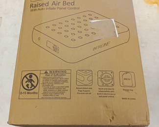 twin raised air bed new in box