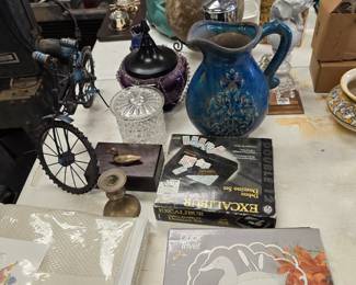 table full of goodies